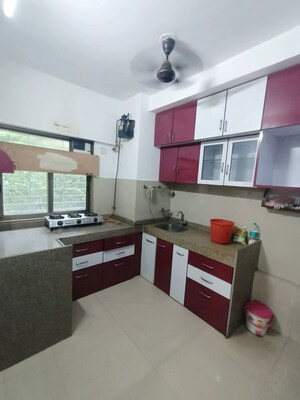Kitchen in 2 BHK Apartment at Lodha Crown Kolshet, Kolshet Road – for Rent