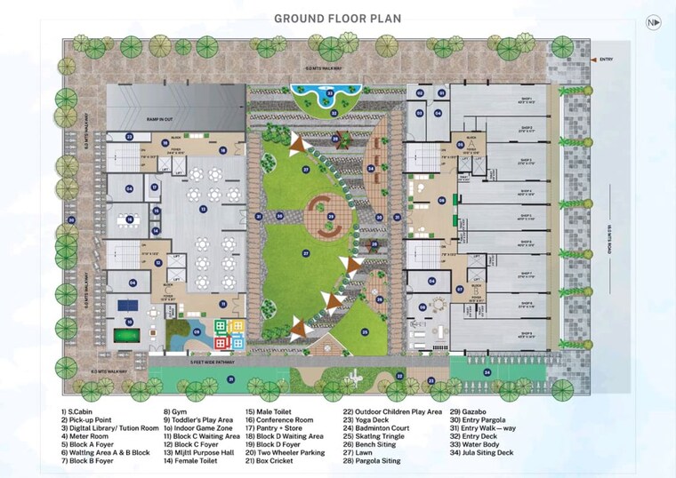 Master Plan, randesan  179 Sq.Yd. Builder Floor In Randesan Gandhinagar 10580246