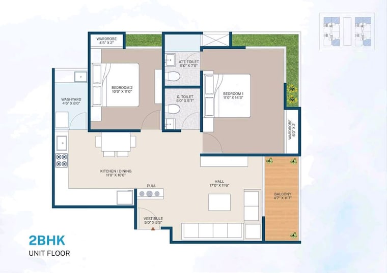 Floor Plan, randesan  179 Sq.Yd. Builder Floor In Randesan Gandhinagar 10580246