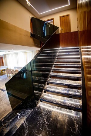 Staircase in 6 BHK Independent House at Dera – for Sale