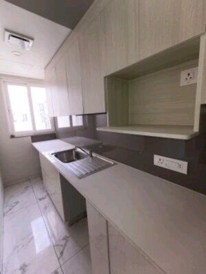 Kitchen in 3 BHK Apartment at Central Park Flower Valley, Sohna Sector 33 – for Rent