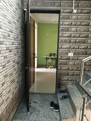 Bathroom in 3 BHK Builder Floor at Guru Nanak Enclave, Dhakoli – for Sale
