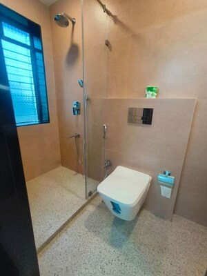 Bathroom in 2 BHK Apartment at Bandra West – for Rent