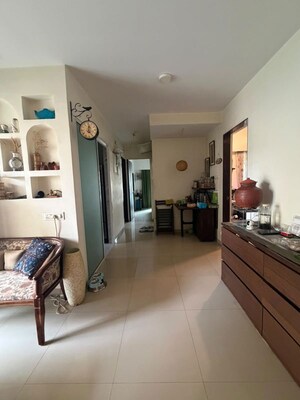 Living Room in 3 BHK Apartment at Arkade Art, Mira Road – for Rent