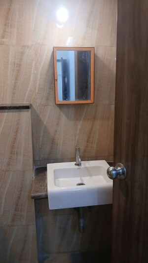 Bathroom in 1 BHK Apartment at Vijay Orovia, Ghodbunder Road – for Rent