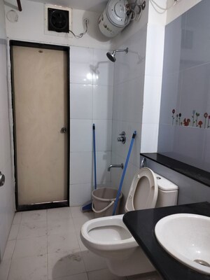 Bathroom in 2 BHK Apartment at Paranjape Blue Ridge, Hinjewadi – for Rent