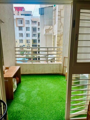 Balcony in 3 BHK Apartment at Karan Sara, Baner – for Rent