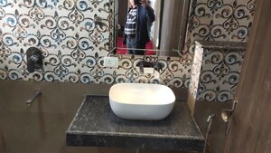 Bathroom in 4 BHK Builder Floor at Chattarpur – for Sale