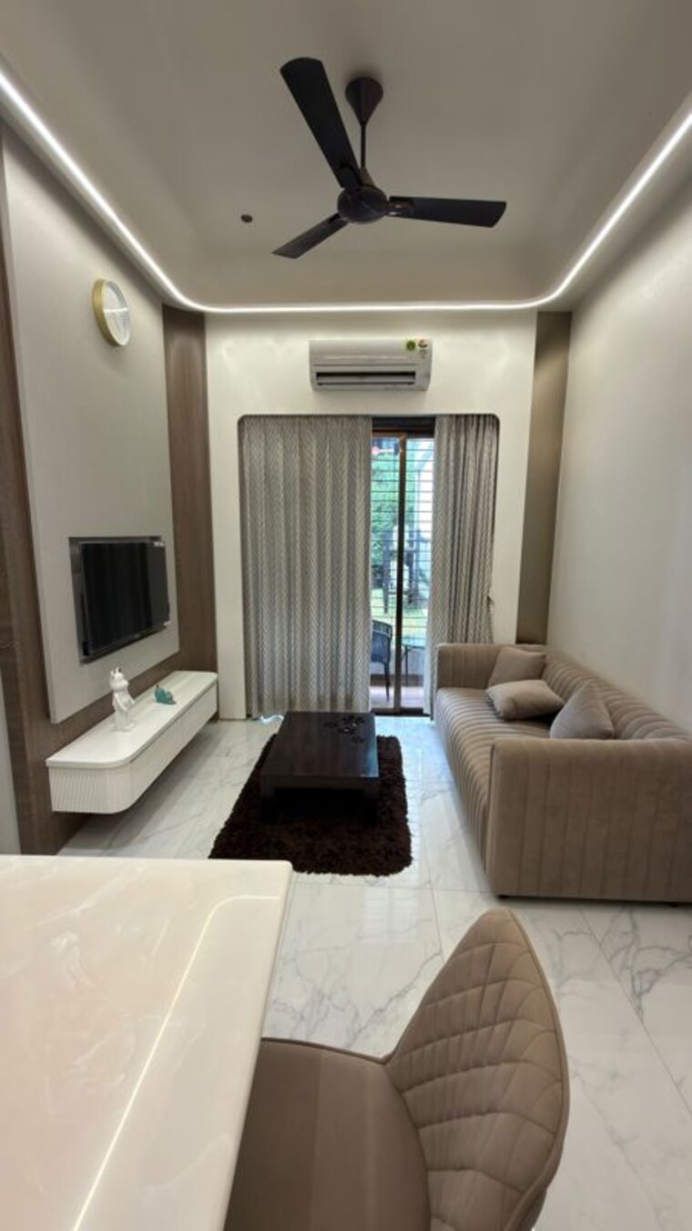 Living Room, mohan-alcoves 1 Bedroom 484 Sq.Ft. Apartment In Badlapur West Thane 10580328