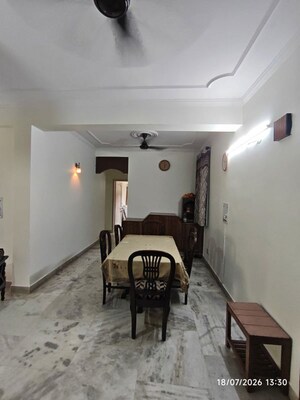 Dining area in 2 BHK Apartment at Sector 4 Dwarka – for Rent