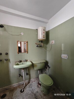 Bathroom in 2 BHK Apartment at Sector 4 Dwarka – for Rent