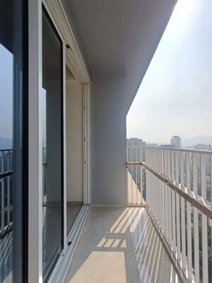 Balcony in 3 BHK Apartment at Tata Serein, Pokhran Road No Two – for Rent