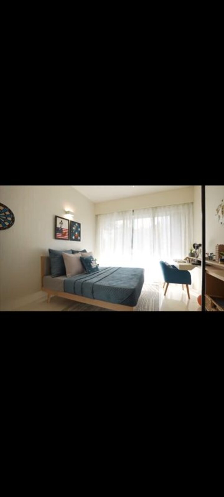 Bedroom, godrej-exquisite 3 Bedroom 1122 Sq.Ft. Apartment In Ghodbunder Road Thane 10580440