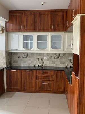 Kitchen in 3 BHK Apartment at Mantri Webcity, Hennur Road – for Rent