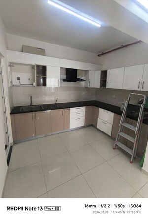 Kitchen in 2 BHK Apartment at Vajram Newtown, Thanisandra Main Road – for Rent