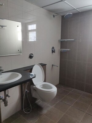 Bathroom in 3 BHK Apartment at Purva Palm Beach, Hennur Road – for Rent