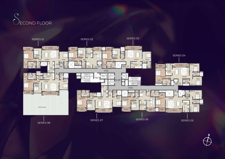 Master Plan, puravankara-purva-silver-sky 3 Bedroom 1864 Sq.Ft. Apartment In Electronic City Phase ii Bangalore 10579185