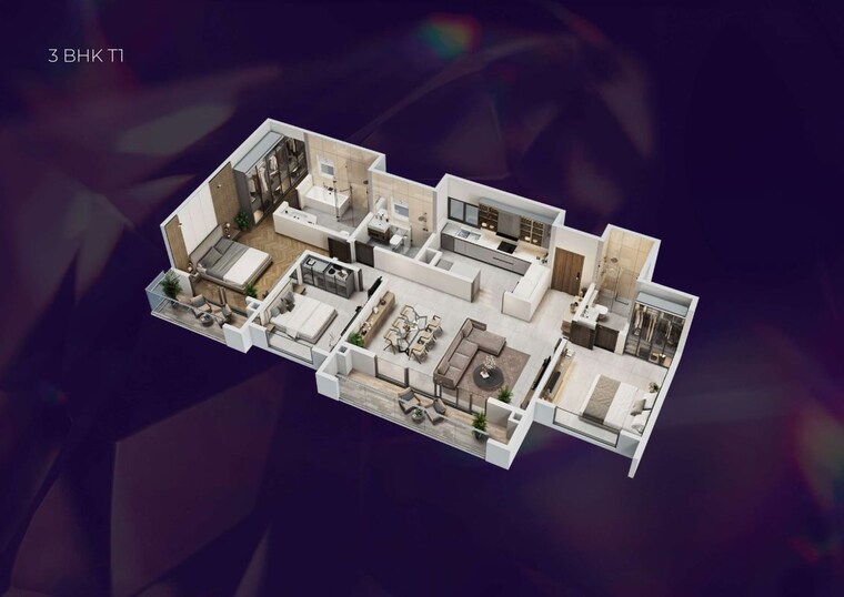 Master Plan, puravankara-purva-silver-sky 3 Bedroom 1864 Sq.Ft. Apartment In Electronic City Phase ii Bangalore 10579185