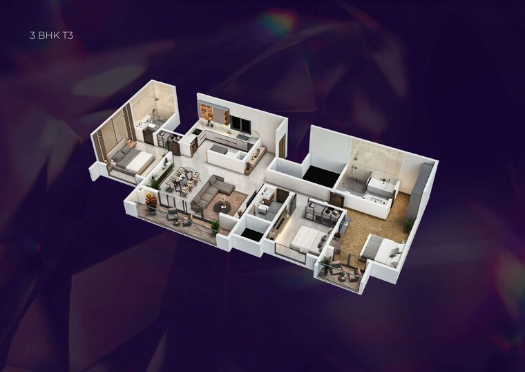 undefined, puravankara-purva-silver-sky 3 Bedroom 1864 Sq.Ft. Apartment In Electronic City Phase ii Bangalore 10579185
