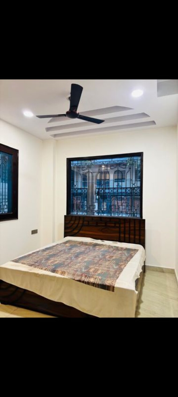 Bedroom, kanha-apartments-indirapuram 3 Bedroom 1450 Sq.Ft. Builder Floor In Shakti Khand 2 Ghaziabad 10580687