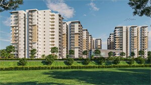 3 BHK Apartment – Exterior View View at Hallmark Pinnacle, Kollur - for Sale