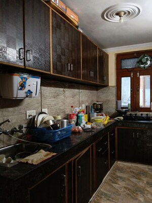 Kitchen in 2 BHK Builder Floor at Sector 15 – for Rent