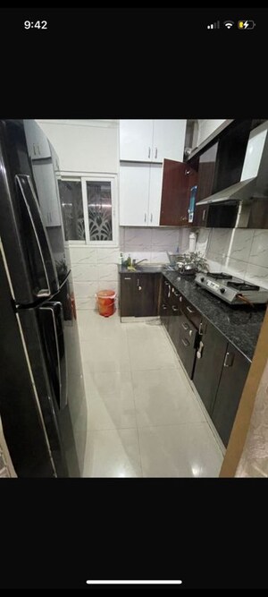 Kitchen in 2 BHK Apartment at Express Garden, Vaibhav Khand – for Rent