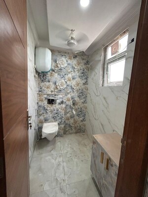 Bathroom in 4 BHK Apartment at Saket – for Rent