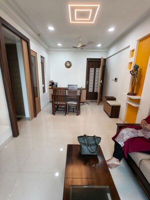 Living Room in 2 BHK Apartment at Tridhatu Shobha Aayu, Chembur – for Rent