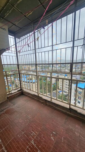 Balcony in 1 BHK Apartment at Krishna Heights Ghansoli, Ghansoli – for Rent