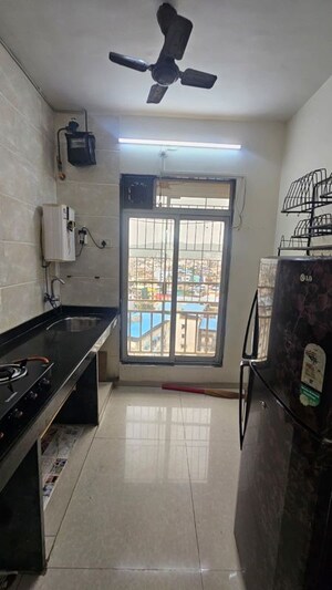Kitchen in 1 BHK Apartment at Krishna Heights Ghansoli, Ghansoli – for Rent