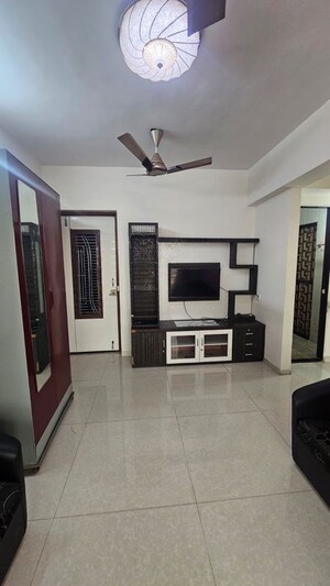 Living Room in 1 BHK Apartment at Krishna Heights Ghansoli, Ghansoli – for Rent