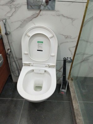 Bathroom in 4 BHK Apartment at Vasant Kunj – for Rent