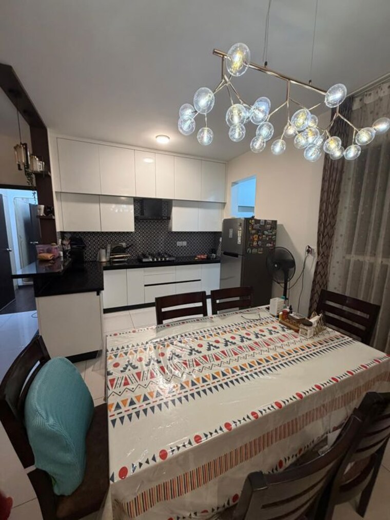 Dining area, puravankara-purva-zenium 3 Bedroom 1600 Sq.Ft. Apartment In Hosahalli Bangalore 10580766