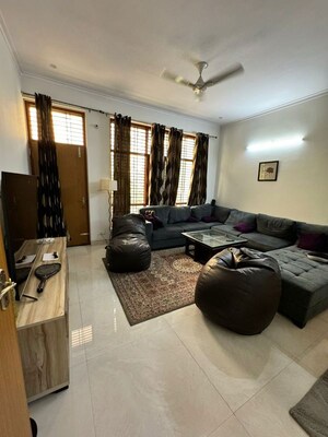 Living Room in 3 BHK Apartment at Vasundhara Sector 4 – for Rent