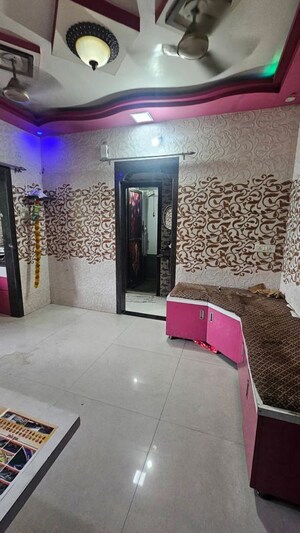 Living Room in 1 RK Apartment at Gharonda Housing, Ghansoli – for Rent