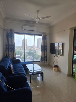 Living Room in 1 BHK Apartment at K Raheja Raheja Residency, Malad East – for Rent