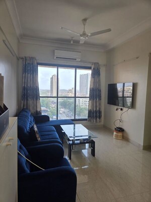 Living Room in 1 BHK Apartment at K Raheja Raheja Residency, Malad East – for Rent