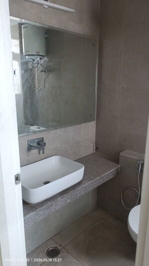 Bathroom in 2 BHK Apartment at Eldeco Live By The Greens, Sector 150 – for Rent