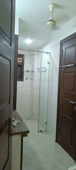 Bathroom in 3 BHK Apartment at Greater Kailash I – for Rent