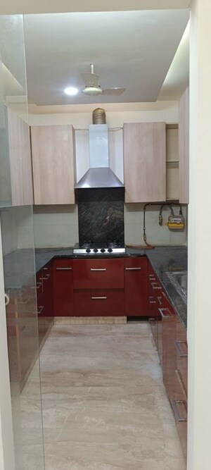 Kitchen in 3 BHK Apartment at Greater Kailash I – for Rent