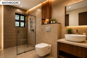 Bathroom in 3 BHK Villa at Kolenchery – for Sale