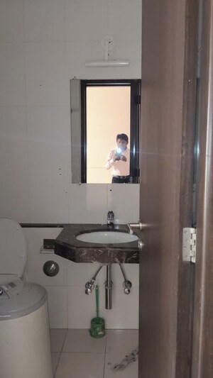 Bathroom in 3 BHK Apartment at Aristo Pearl Residency, Prabhadevi – for Rent