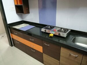 Kitchen in 2 BHK Apartment at Nisarg Hyde Park, Kharghar – for Rent