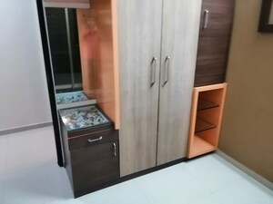 Bedroom in 2 BHK Apartment at Nisarg Hyde Park, Kharghar – for Rent