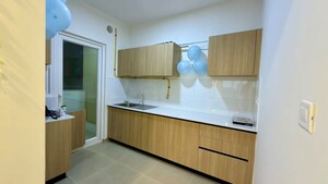 Kitchen in 2 BHK Apartment at Bhartiya City Nikoo Homes 4, Thanisandra Main Road – for Rent