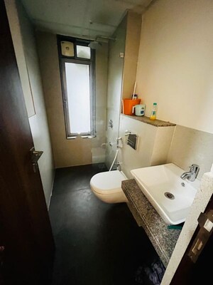 Bathroom in 2 BHK Apartment at Piramal Vaikunth, Balkum Pada – for Rent
