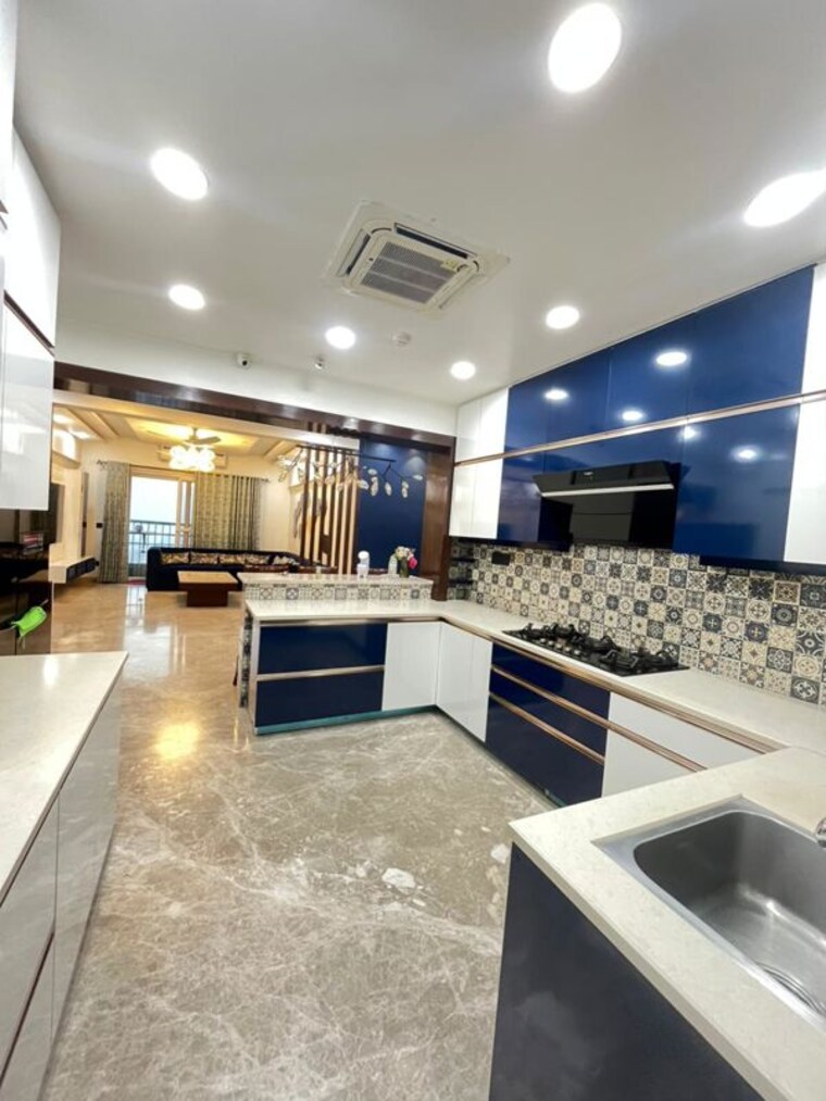 Kitchen, 3c-lotus-300 5 Bedroom 8400 Sq.Ft. Apartment In Sector 107 Noida 10581080