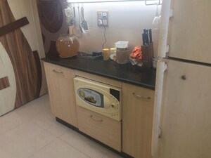 Kitchen in 3 BHK Apartment at Kohinoor City Phase I, Kurla – for Rent