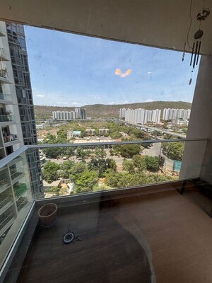 Balcony in 2 BHK Apartment at Kasturi Eon Homes, Hinjewadi – for Rent
